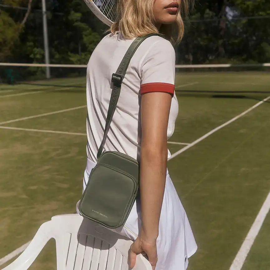 Status Anxiety Winnie recycled cross body bag olive