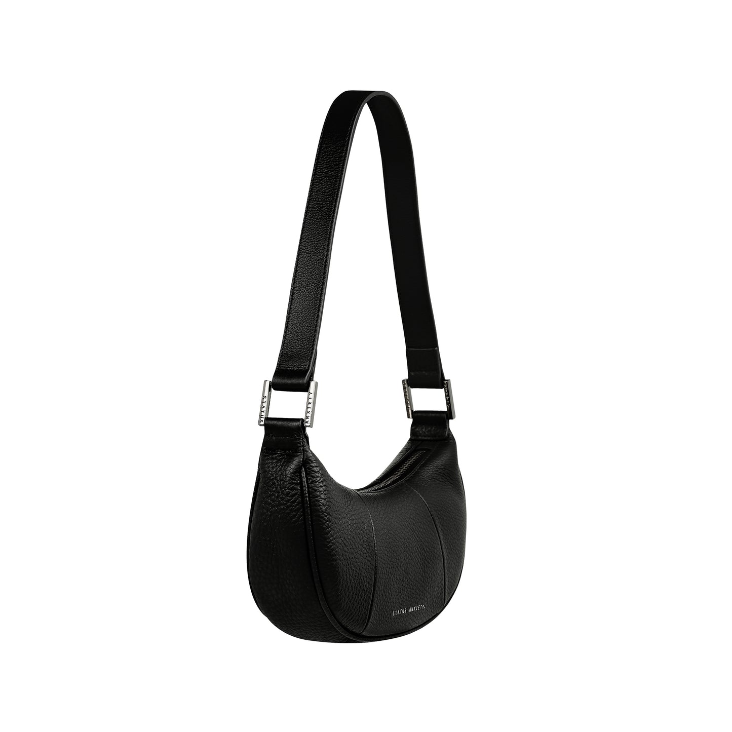 Status Anxiety solus leather bag black