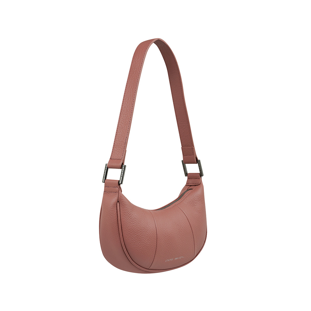 Status Anxiety solus leather bag dusty rose