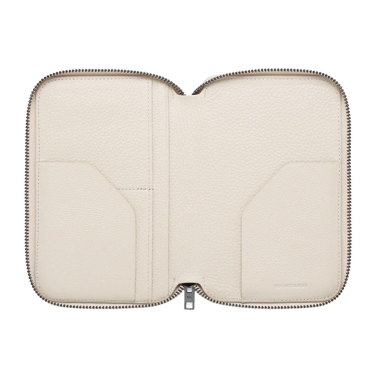 Nowhere to be found leather passport wallet oat