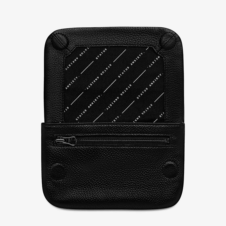 Impermanent  leather wallet black