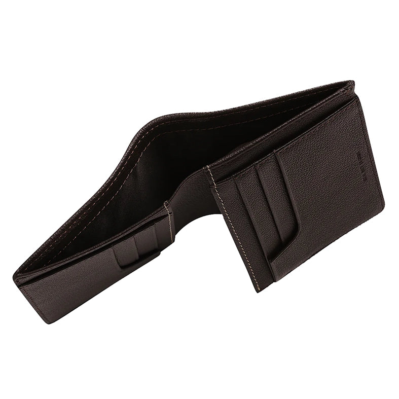 Nathaniel leather wallet chocolate