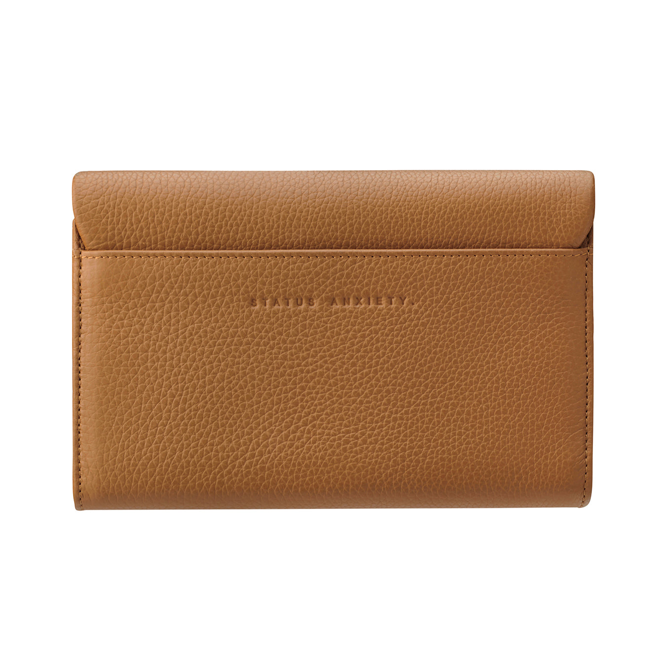 Remnant leather wallet tan