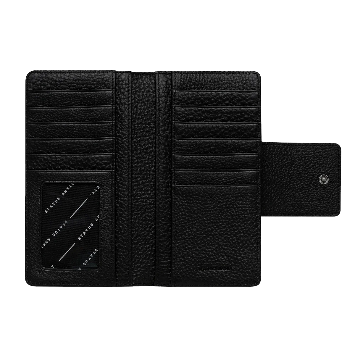 Ruins leather wallet black