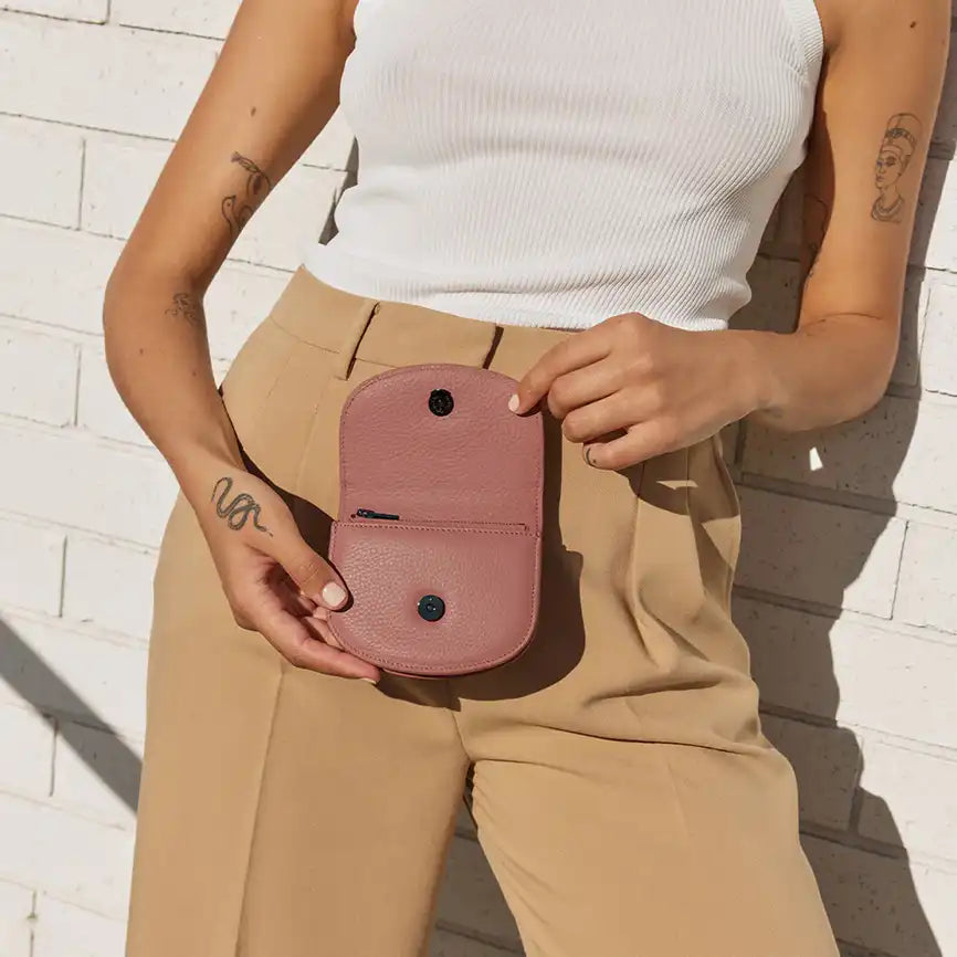Us for now wallet dusty rose