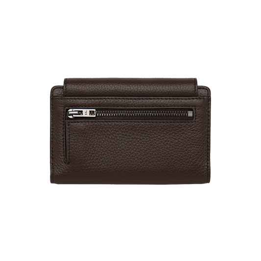 Visions leather wallet cocoa