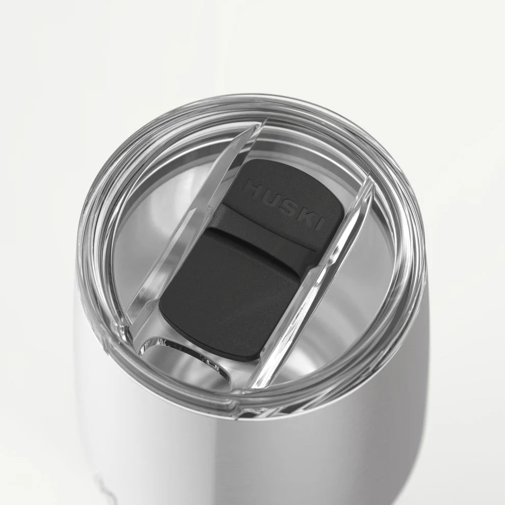 Huski stemmed wine tumbler white 355ml