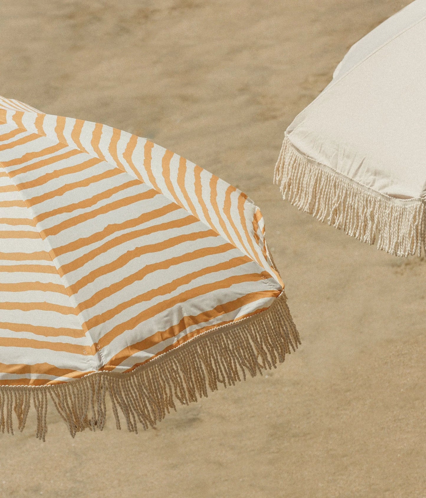 Sun Ray striped beach umbrella