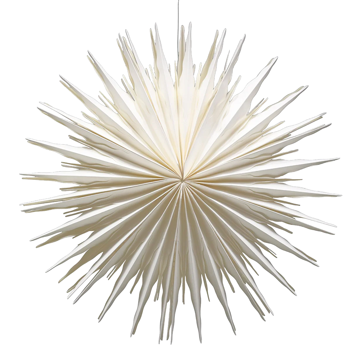 Sunburst hanging paper decoration 66cm