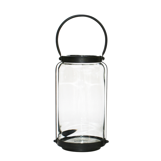 Glass cabin lantern 45cm
