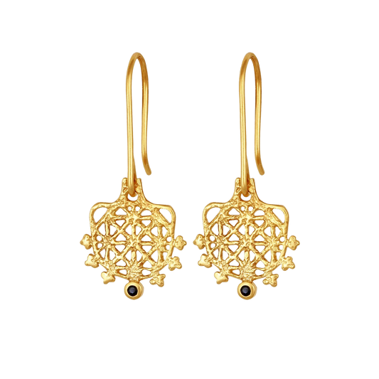Temple of the Sun Arinna earrings gold