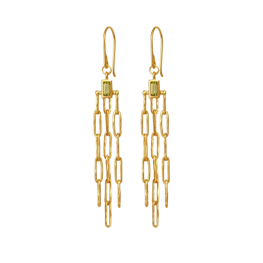Temple of the Sun Olea earrings gold