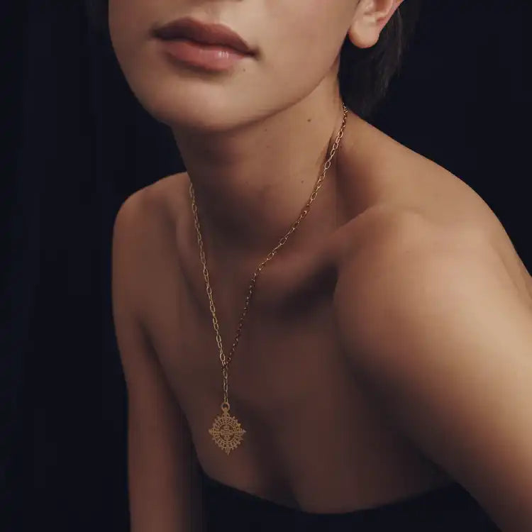 Temple of the Sun Anki necklace gold