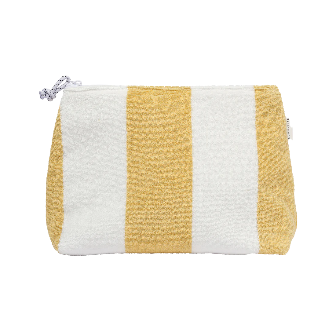 Sunnylife terry cotton pouch butternut stripe