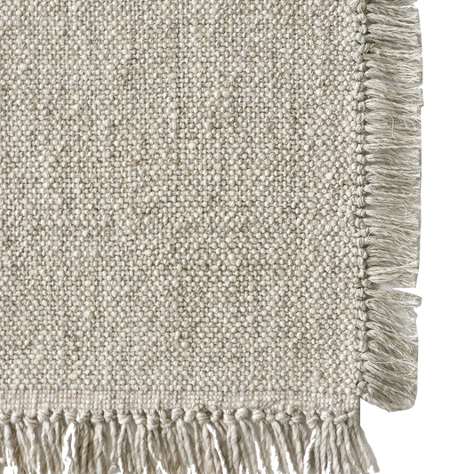 Ulster wool blend floor rug natural