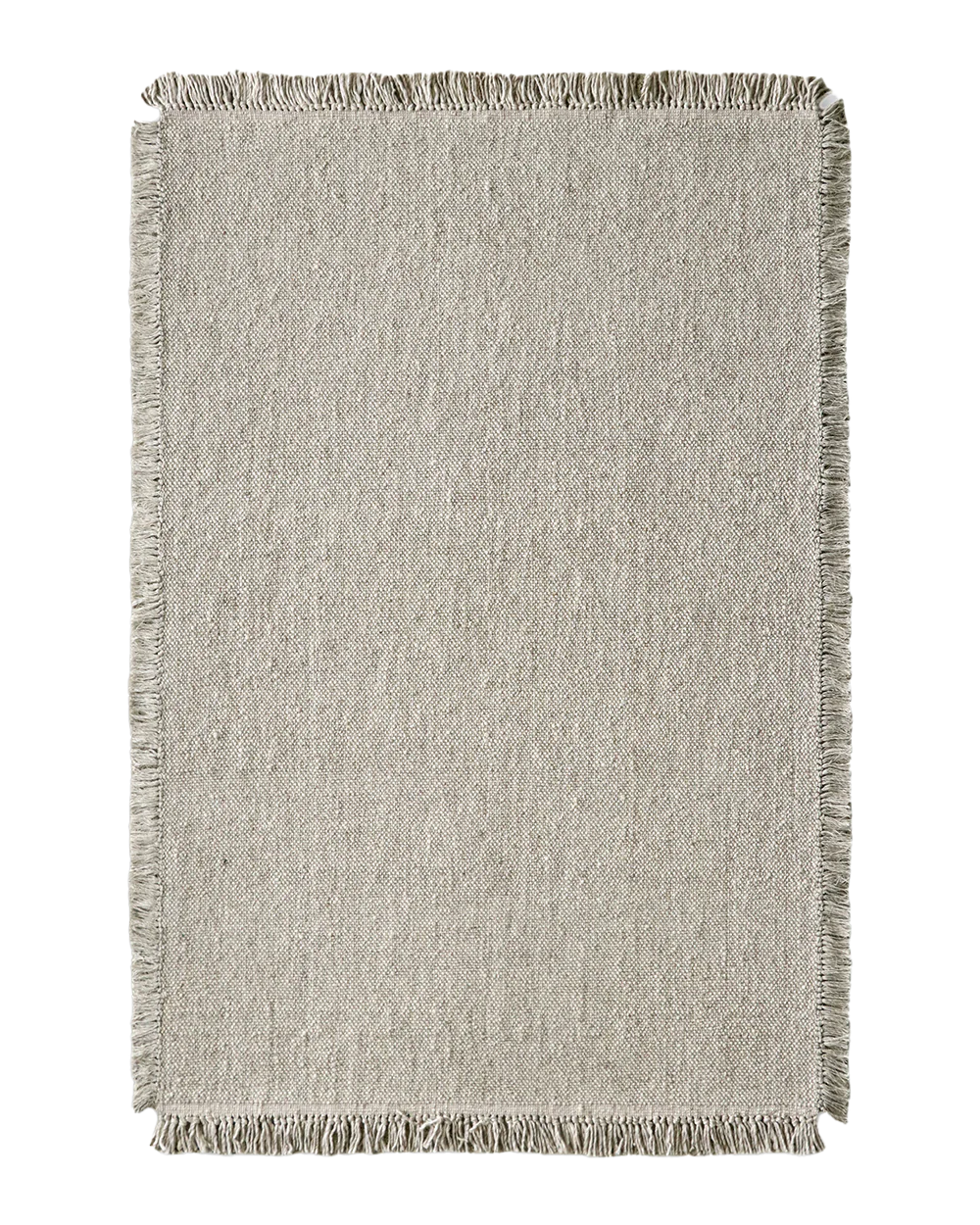 Ulster wool blend floor rug natural