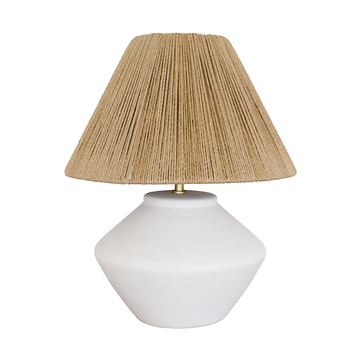 White washed table lamp base