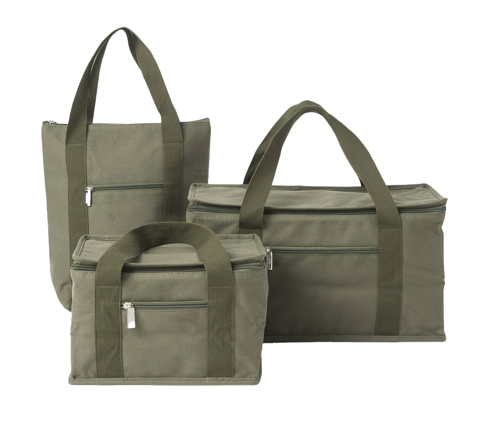 Wine cooler bag olive