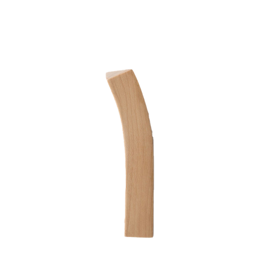Bow wooden wall hook maple