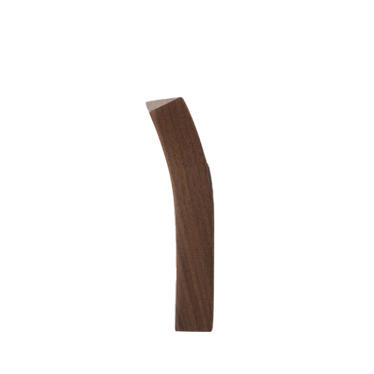 Bow wooden wall hook walnut