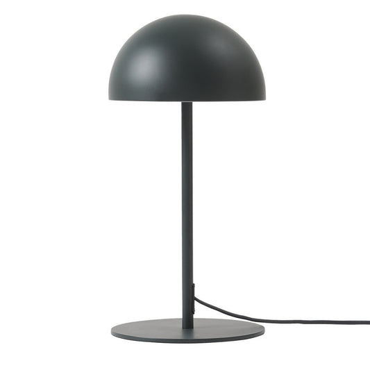Dome steel table lamp charcoal