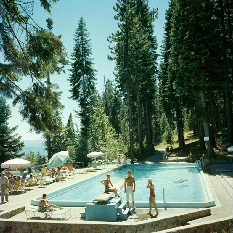 Slim Aarons 'Pool at Lake Tahoe' photographic print