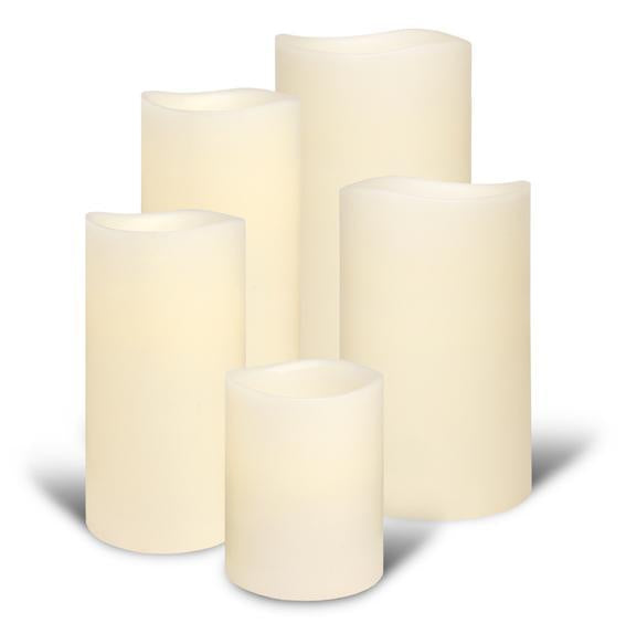 Flameless LED wax candle