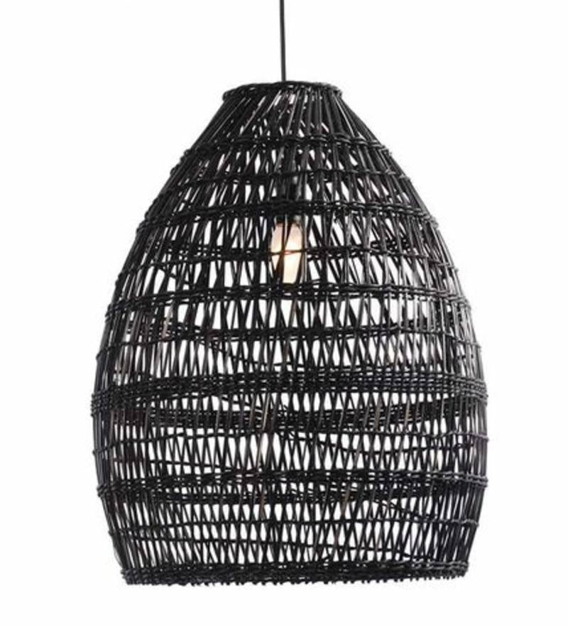 Firth rattan shade black large