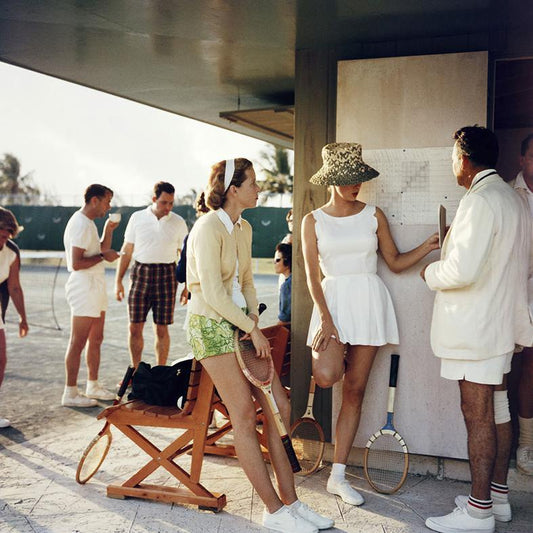 Slim Aarons 'Tennis in the Bahamas' photographic print