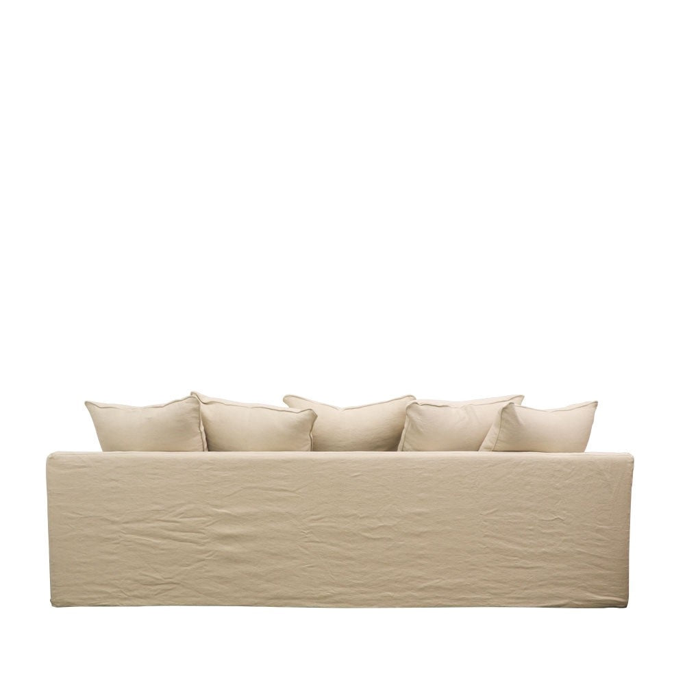 Asher Slip Cover 3.5 seater Sofa oatmeal