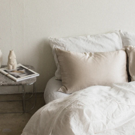 NZ made silk pillowcase moon