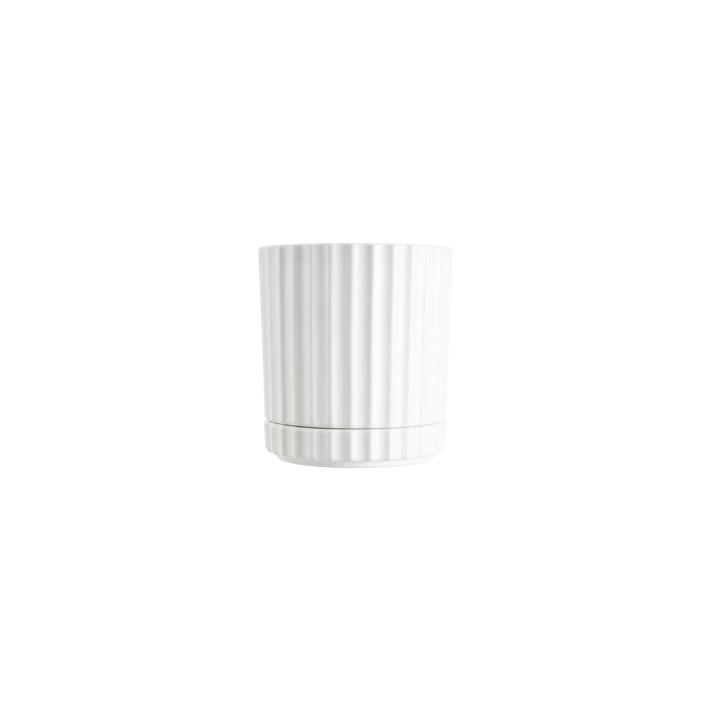 Athens planter small white