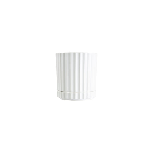Athens planter small white