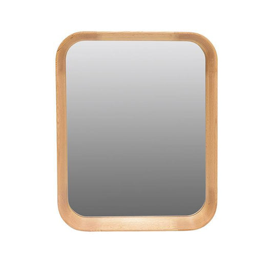 Oak rectangular mirror natural 50cm
