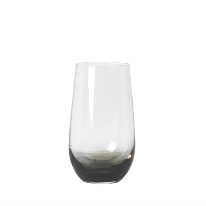 Broste high ball glass smoke grey