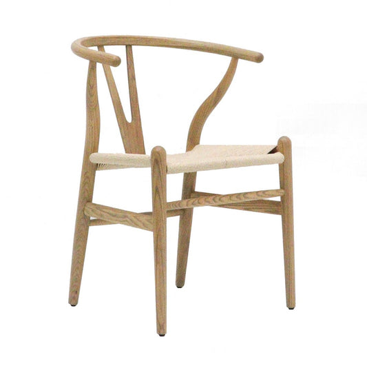 Wishbone oak chair natural