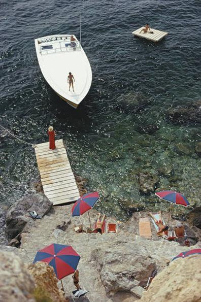 Slim Aarons 'Coming Ashore' photographic print