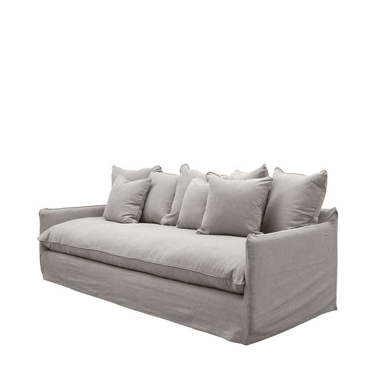 Boston slip cover 3.5-seater sofa concrete