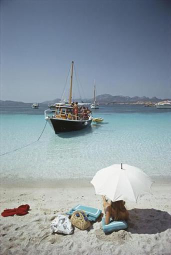 Slim Aarons 'Waiting in the Shade' photographic print