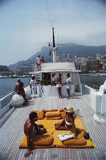 Slim Aarons 'Scotti's Yacht' photographic print