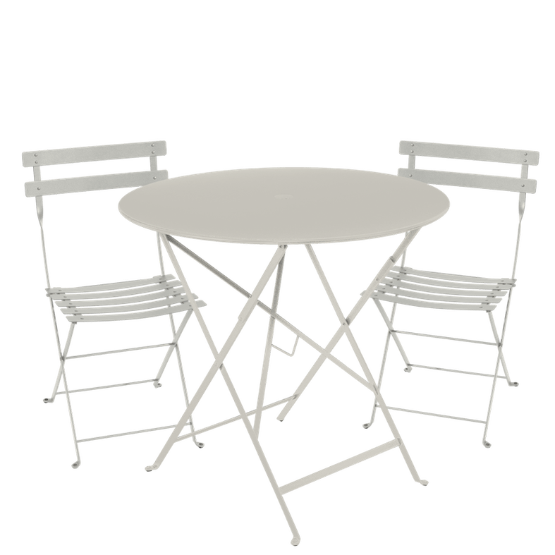 Bistro round table 77cm clay grey