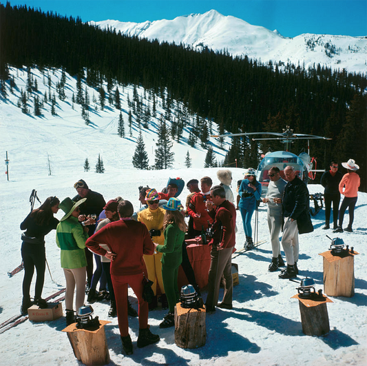 Slim Aarons 'Snowmass Picnic' photographic print