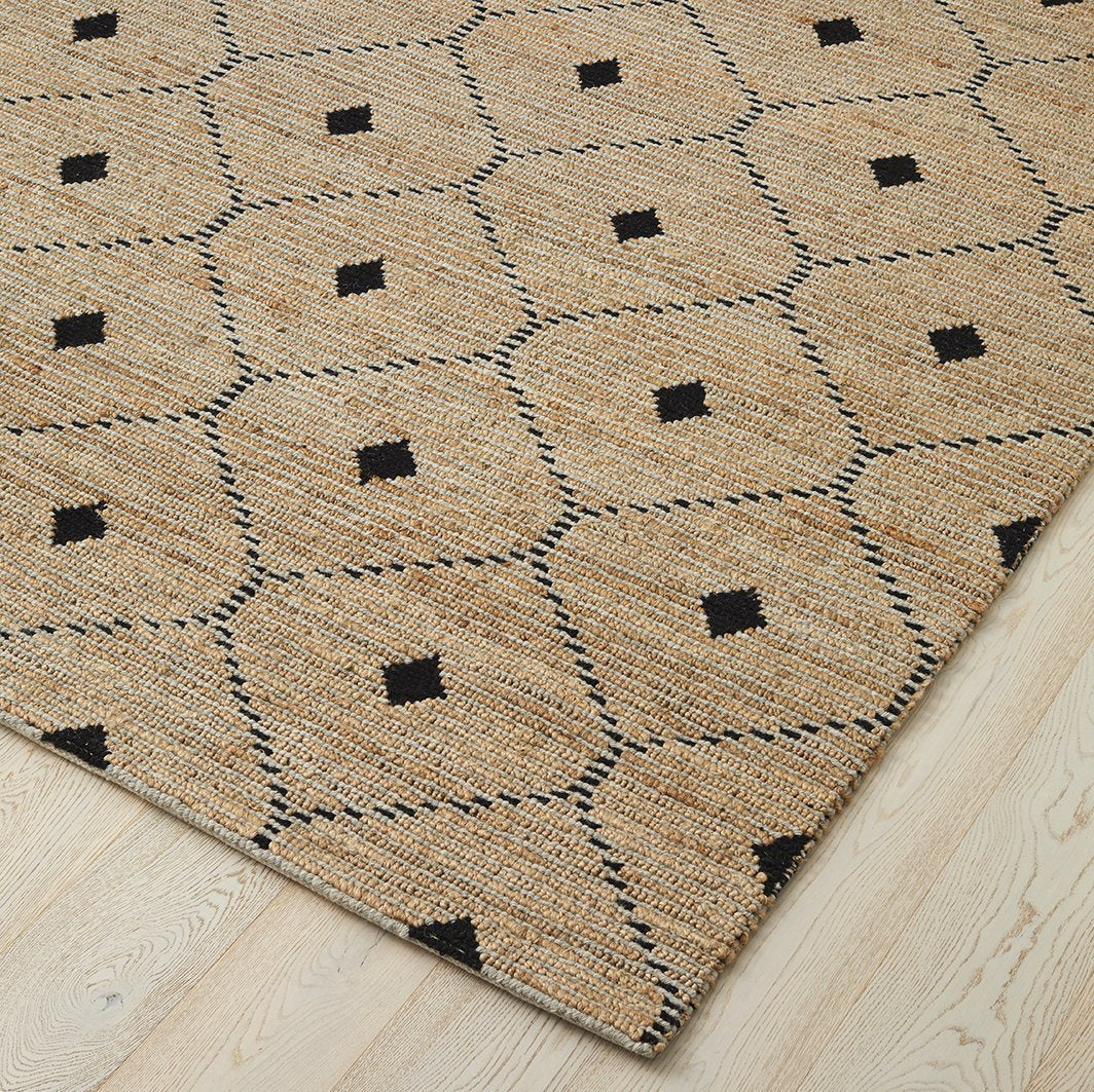 Weave Denali wool & jute rug sandstorm