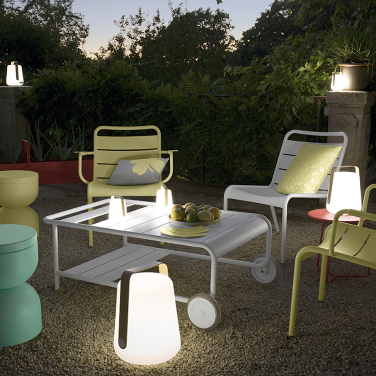 Balad garden lamp bamboo 38cm