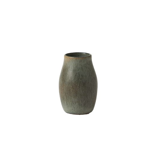 Small pod bud vase haze 11cm high