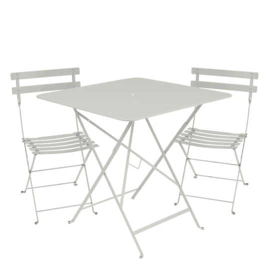 Bistro square table 71cm clay grey