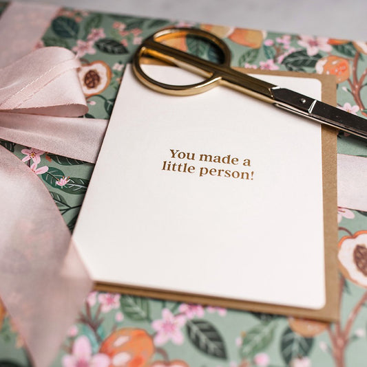 You made a little person card