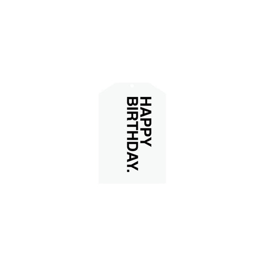 Father Rabbit happy birthday gift tag