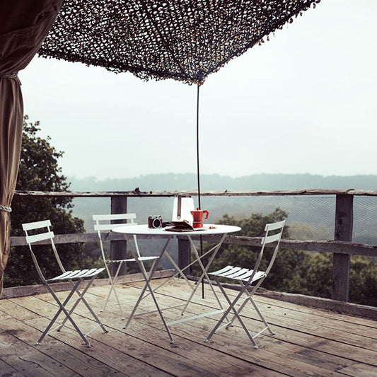 Bistro folding chair clay grey