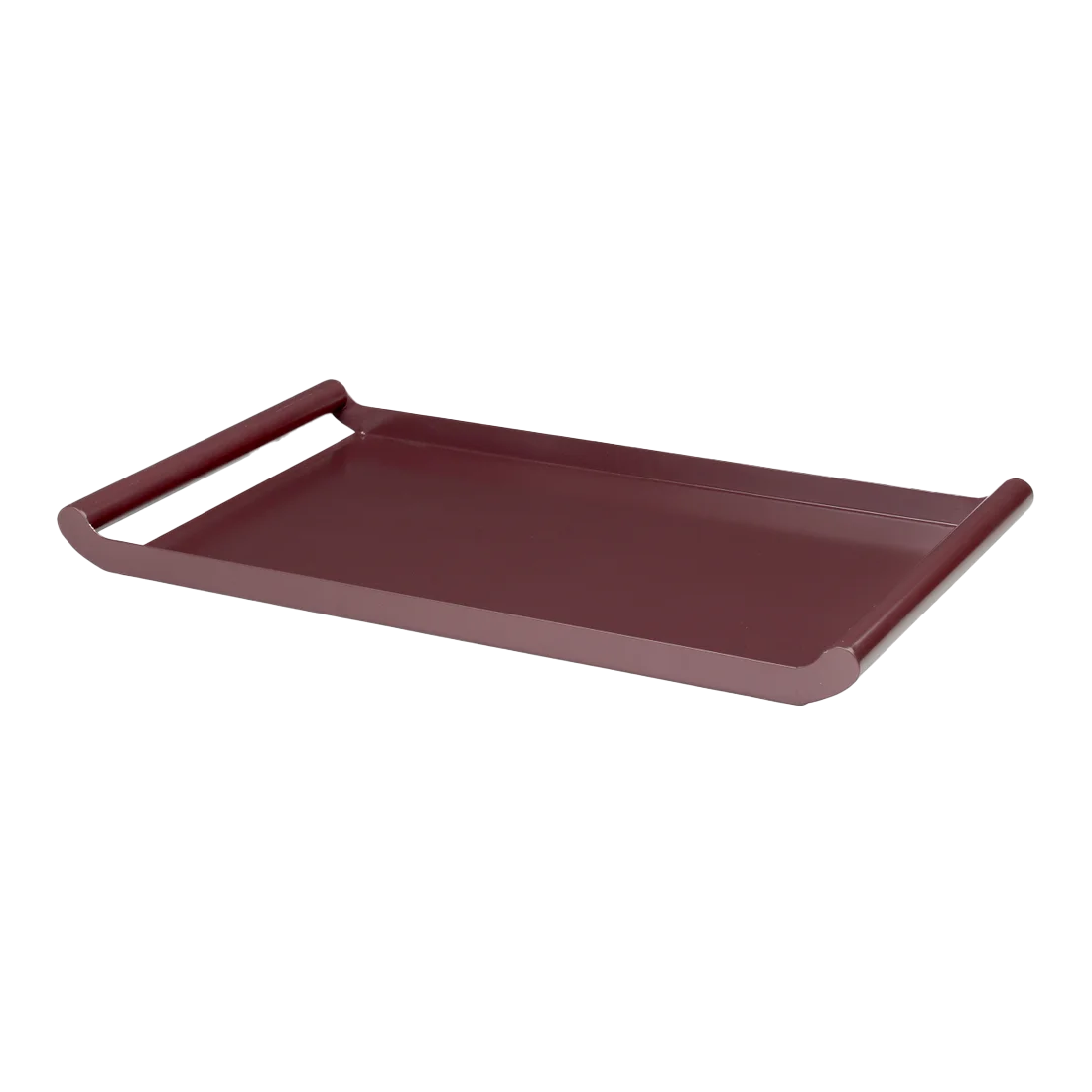 Broste metal tray aubergine